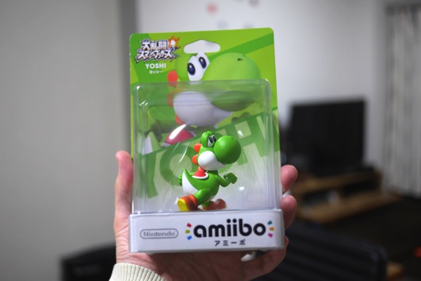 Auto-thumbnail for 任天堂のゲームと連動するフィギュア「amiibo（アミーボ）」のヨッシーを購入